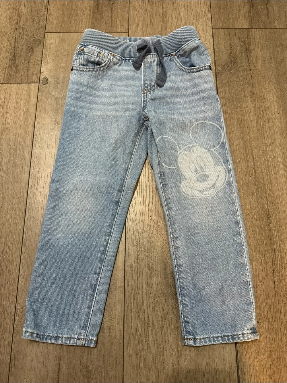 GAP Light Blue Denim Mickey Face Jeans